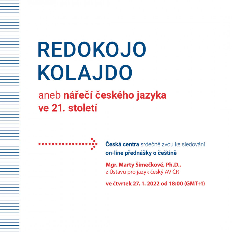 On-line prednáška o češtine: Redokojo kolajdo