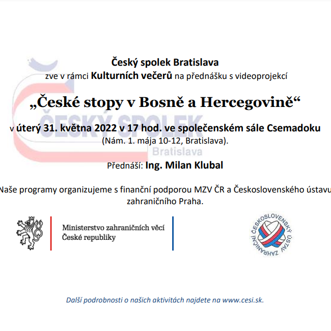 České stopy v Bosně a Hercegovině