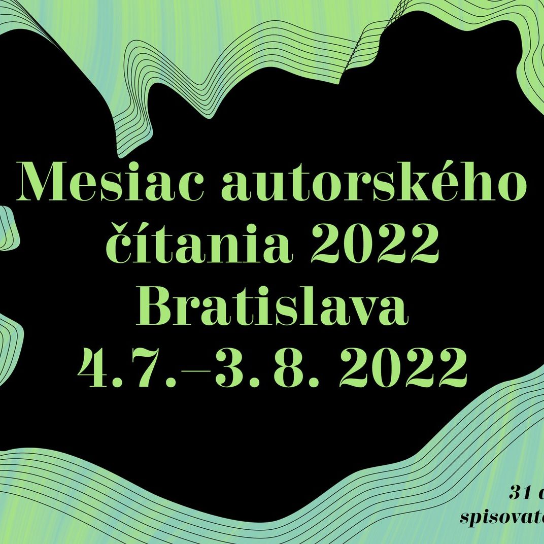 MESIAC AUTORSKÉHO ČÍTANIA 2022 ~ BRATISLAVA